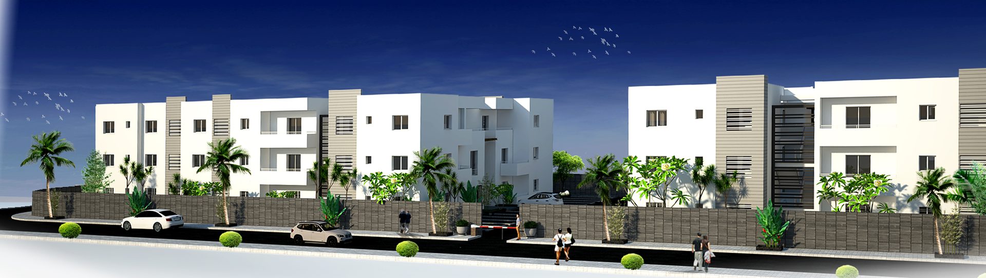 Projet semi-collectif Chams Erriadh – lots HSC4, HSC5, HSC6